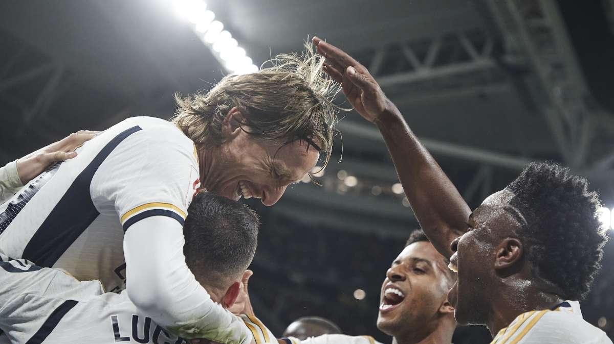 ¡La imagen del año! Así se vivió la celebración de Modric, en imágenes