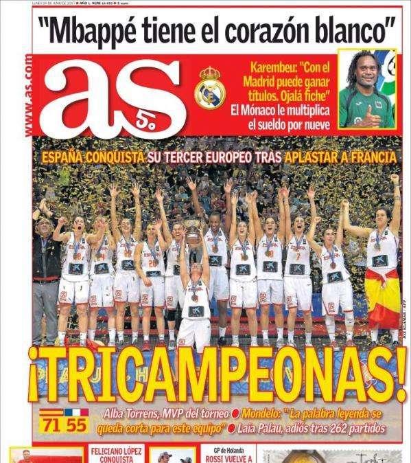 PORTADA - As destaca las impresiones de Karembeu sobre Mbappé: "Tiene el corazón blanco. Ojalá fiche"