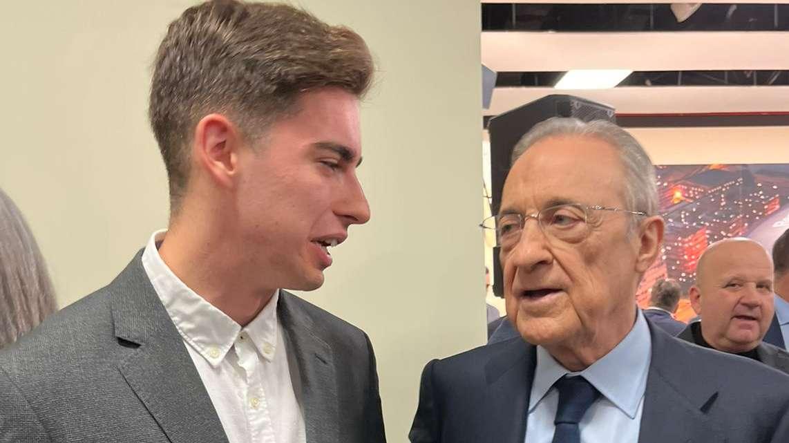 Bernabéu Digital, presente en el cóctel de Navidad 2023 junto a Florentino Pérez