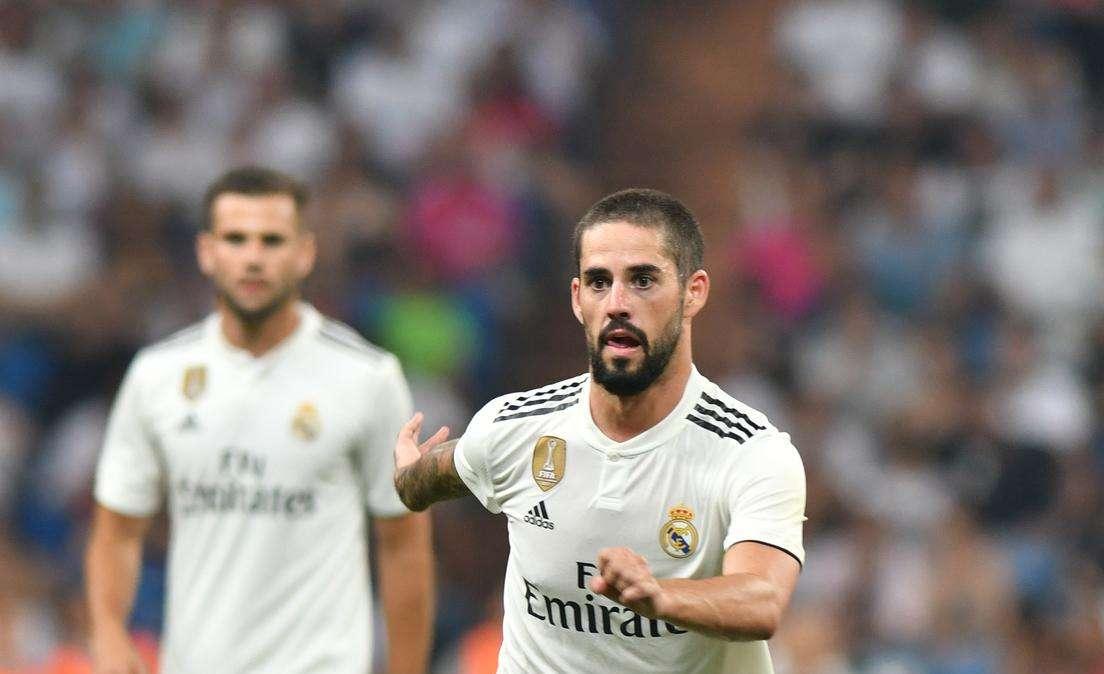 Isco, Hazard, Asensio y Lucas Vázquez se entrenaron con el equipo