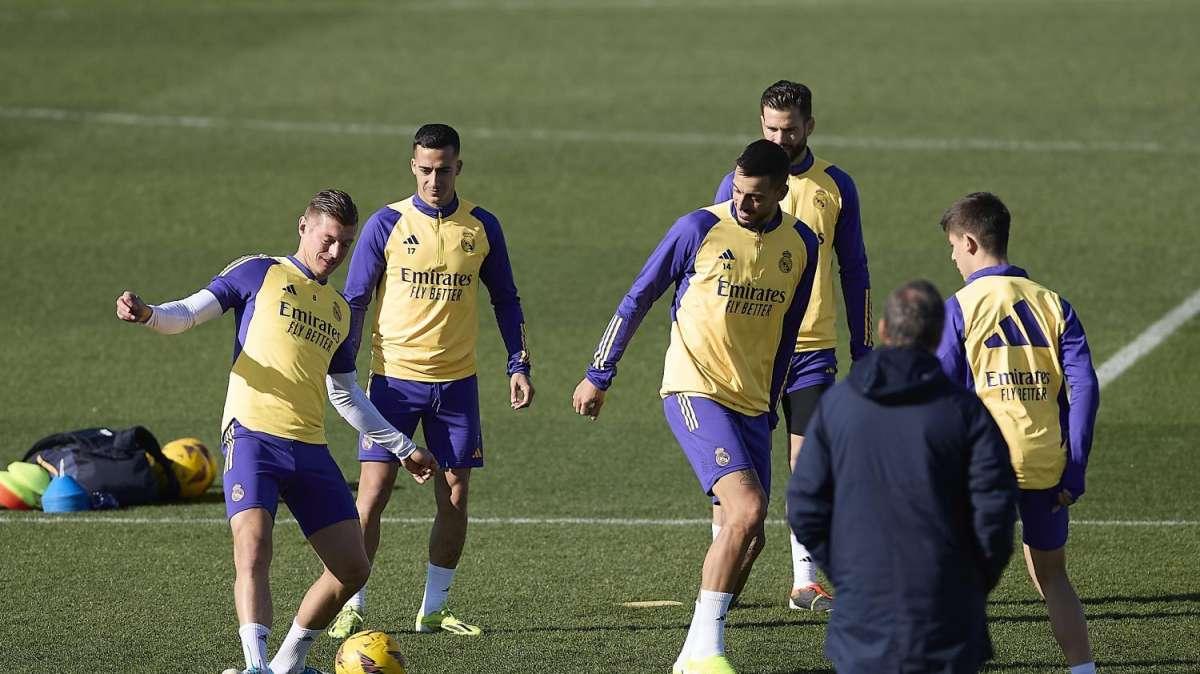 ¡Las mejores imágenes del entrenamiento del Real Madrid previo al derbi!