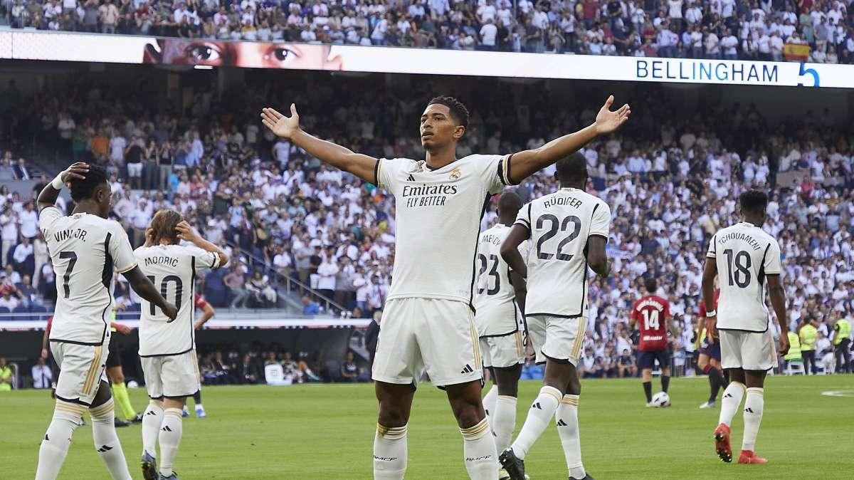 Paseo merengue al son de Bellingham: la crónica del Real Madrid 4-0 Osasuna