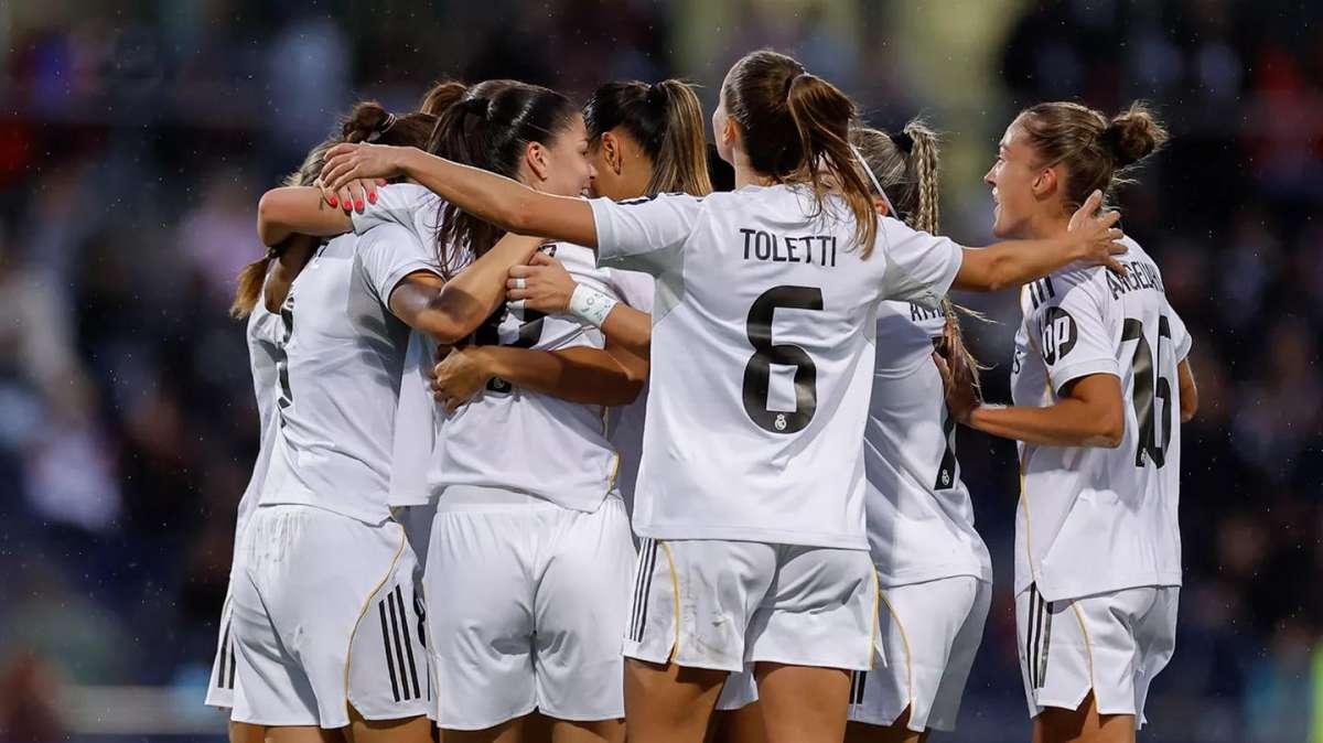 Entrenamiento del Real Madrid y debut del femenino en la Women’s Champions League