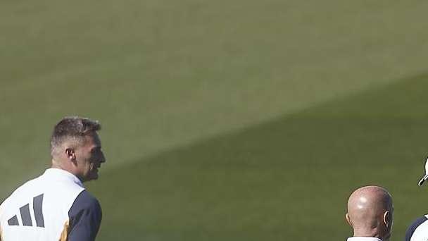 Primer entrenamiento del año con muchas alegrías en el Real Madrid