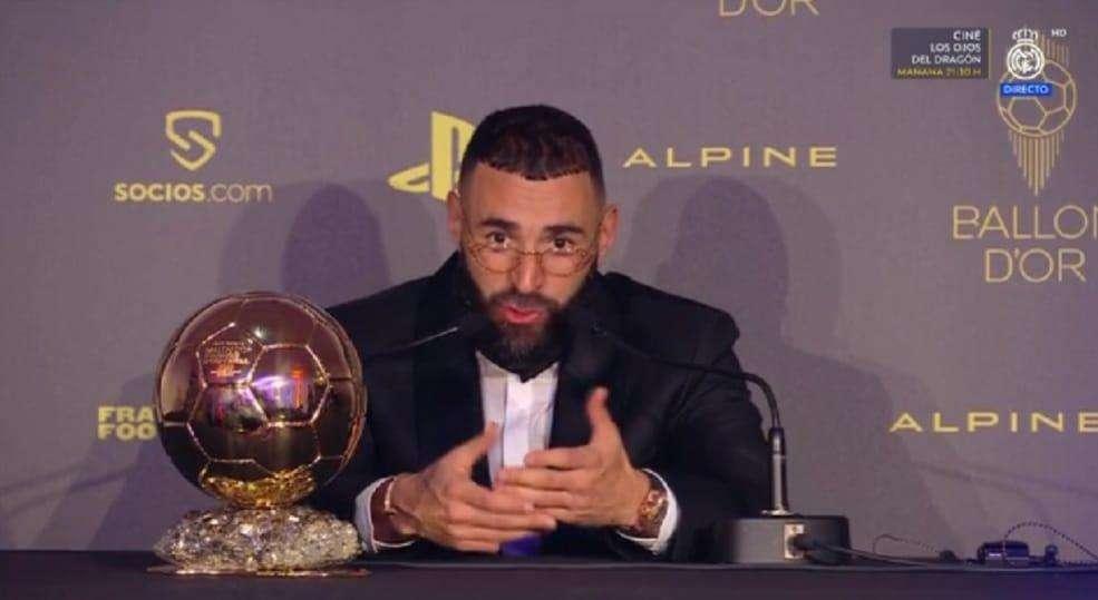 Karim Benzema: "Es un sueño de niño. Se lo dedico a mi madre"