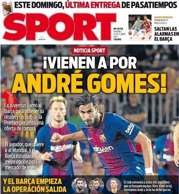 Sport - La Juventus y un equipo Premier preguntan por André Gomes: los detalles