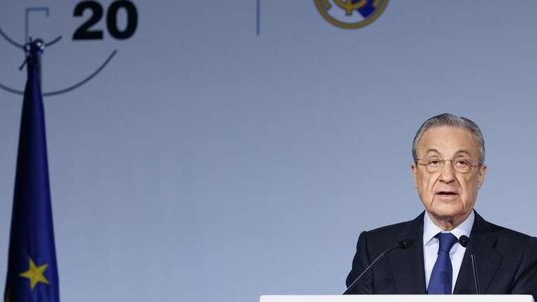 Florentino Pérez: "No vamos a ceder a amenazas ilegales"
