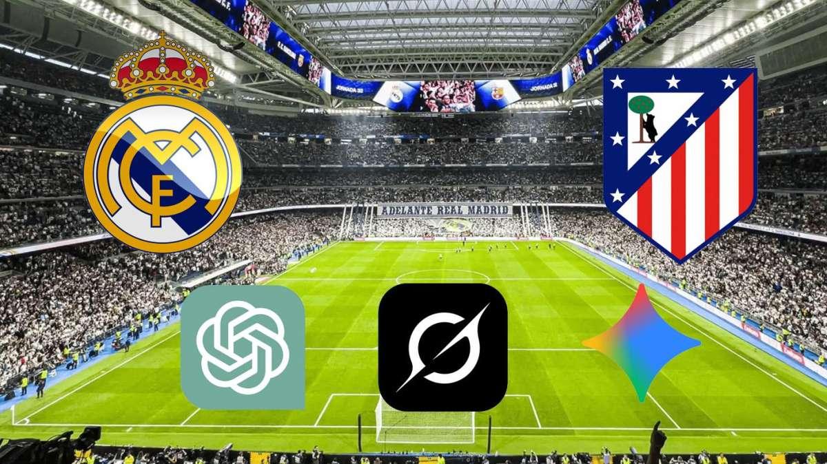 La IA predice el resultado del derbi madrileño: Real Madrid - Atlético