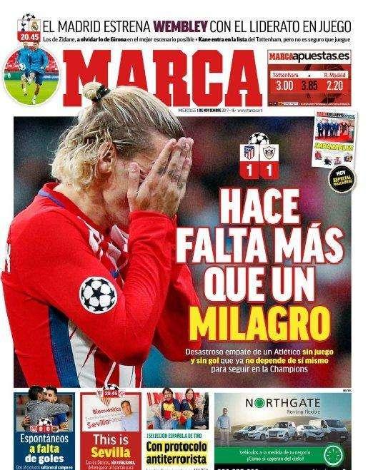 PORTADA - Marca: "Hace falta más que un milagro"