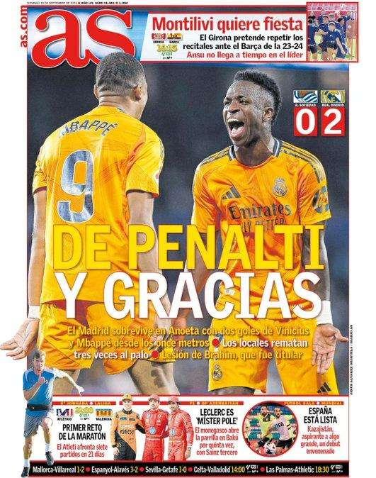 PORTADA | As: "De penalti y gracias"