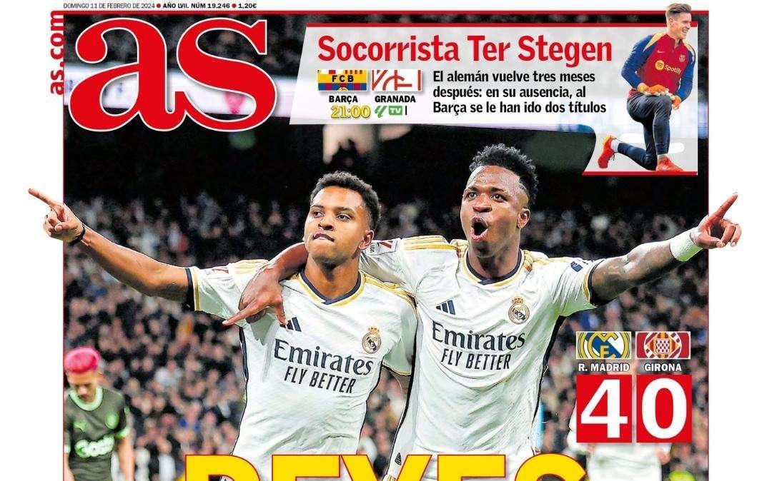 PORTADA | AS: "Reyes de la liga"