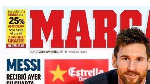 PORTADA - Marca: "Keylor, la cara; Asensio, la cruz"