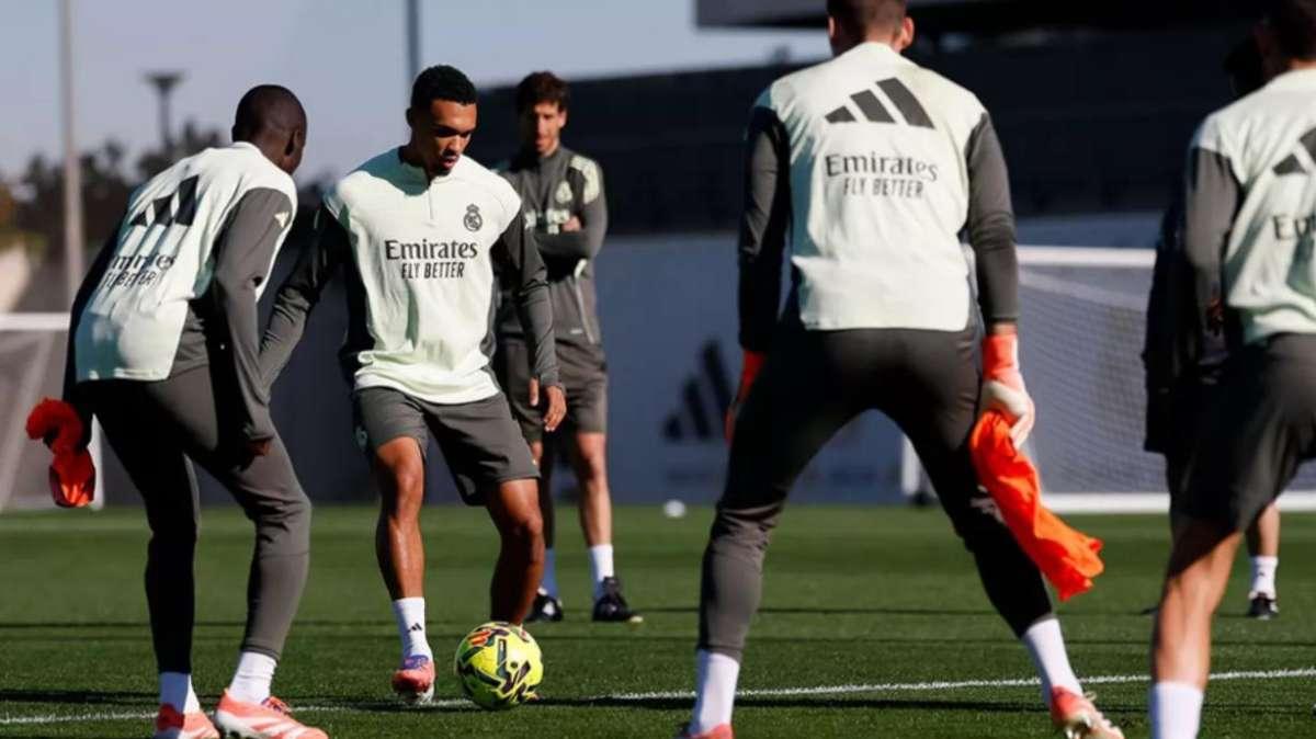 Una noticia positiva en el último entrenamiento del Real Madrid