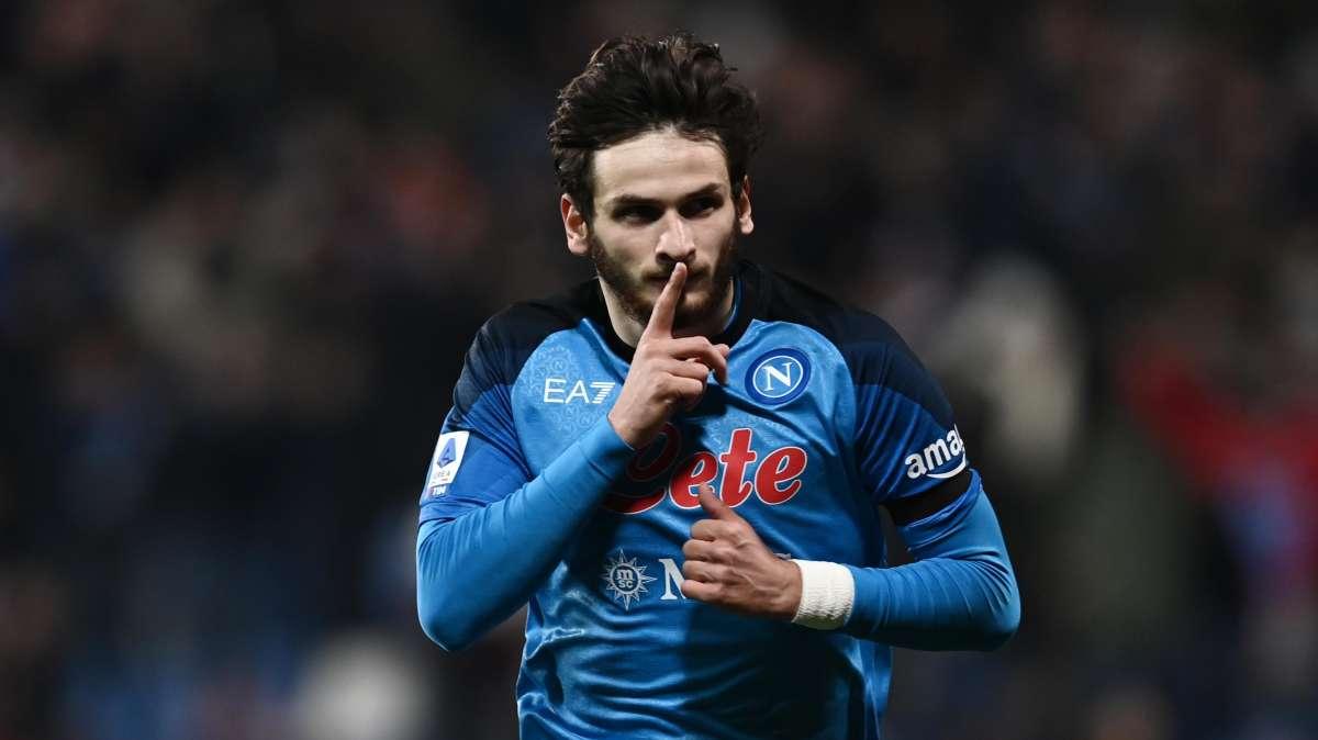 Kvaratskhelia, tentado por el Real Madrid: el Nápoles se prepara