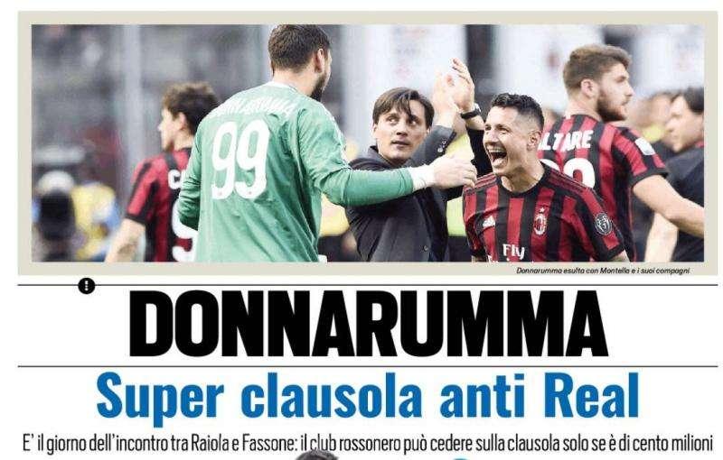 TuttoSport desvela la mega cláusula de Donnaruma para evitar su fichaje por el Madrid