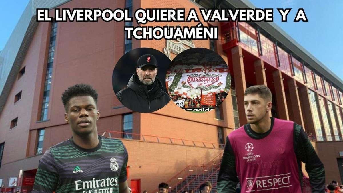 Klopp quiere asaltar el Real Madrid por Tchouaméni y Fede Valverde
