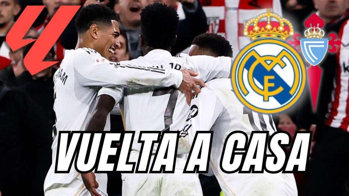 ¡El Real Madrid vuelve al Santiago Bernabéu para enfrentarse al Celta! Prueba importante en Liga