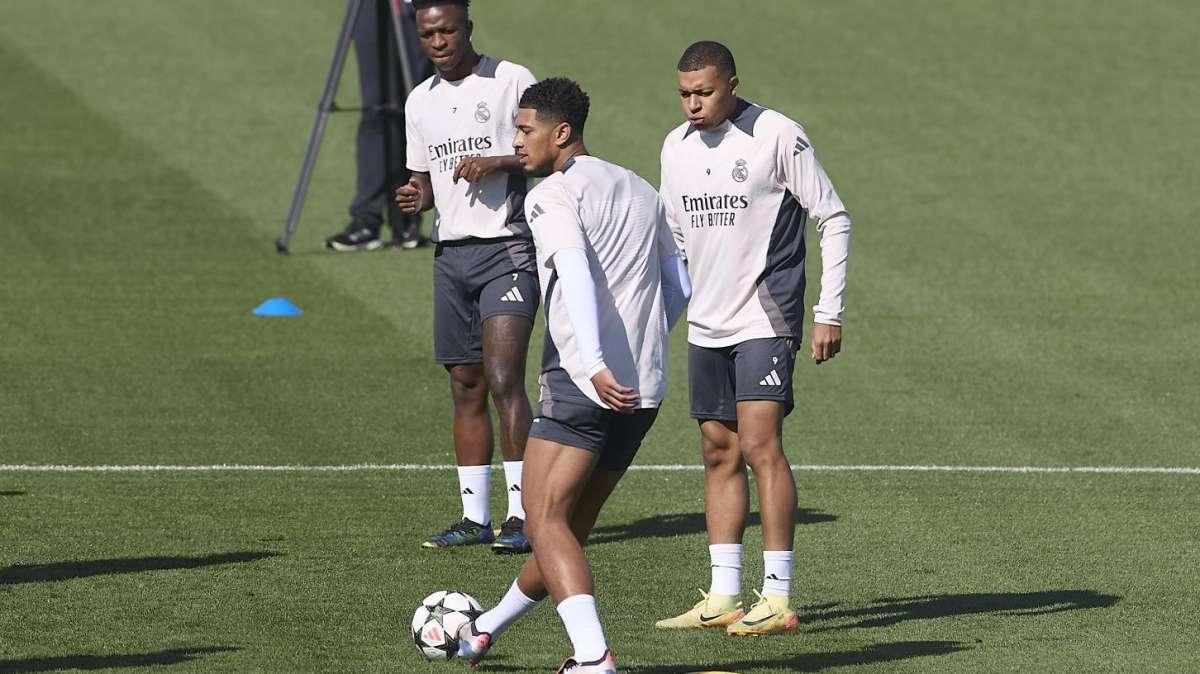 Informe del entrenamiento: vuelven Tchouaméni y Bellingham, pero Ancelotti pierde a Militao