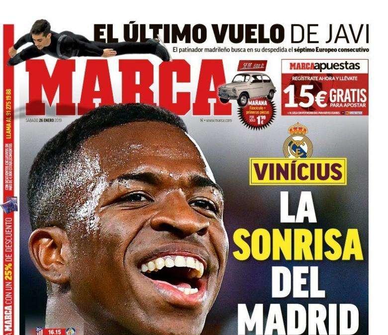 Vinícius, la ilusión que se ha instalado en el Bernabéu