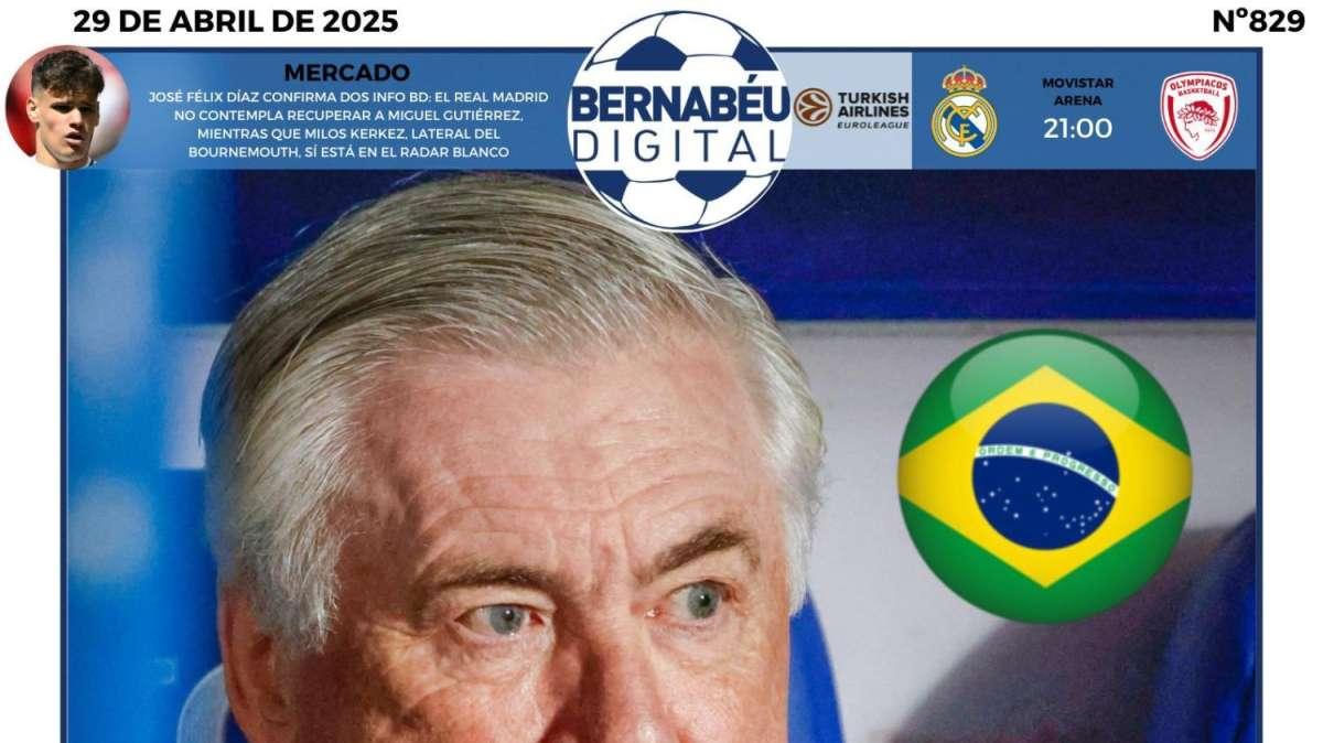"Rumbo a Brasil": Carlo Ancelotti protagoniza la portada BD