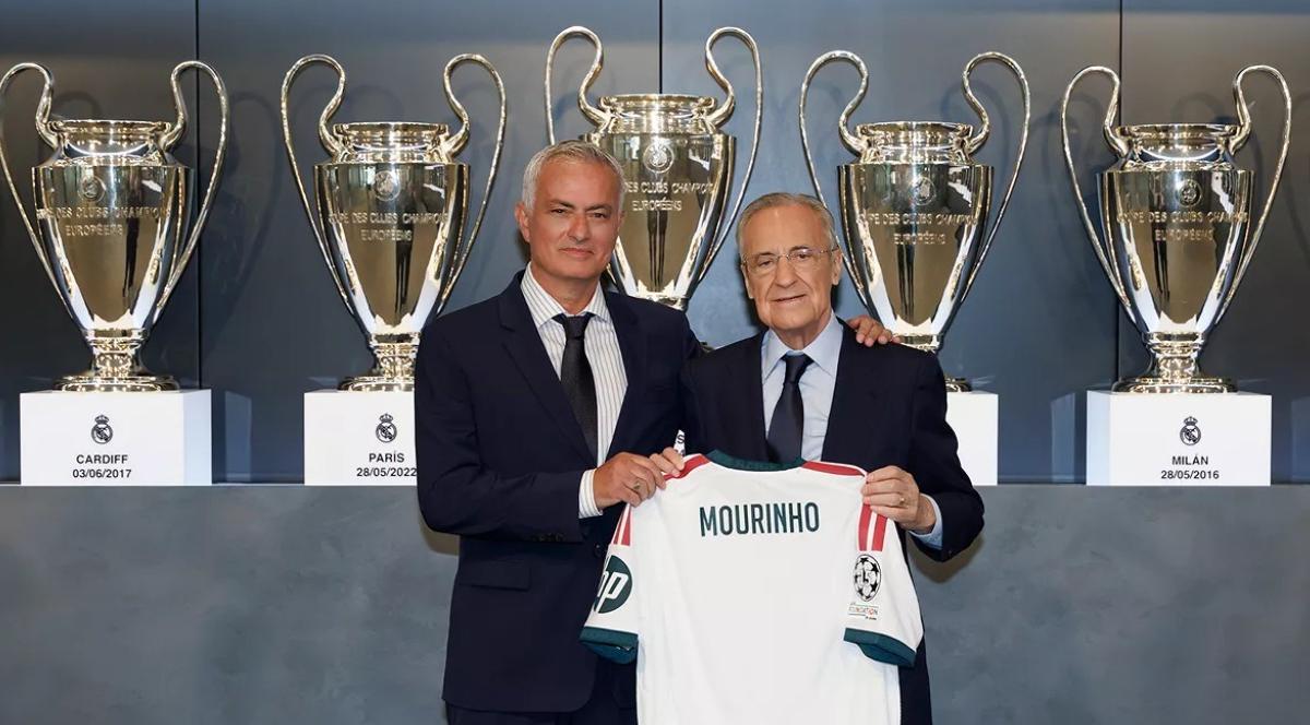 José Mourinho es presentado oficialmente con el Real Madrid