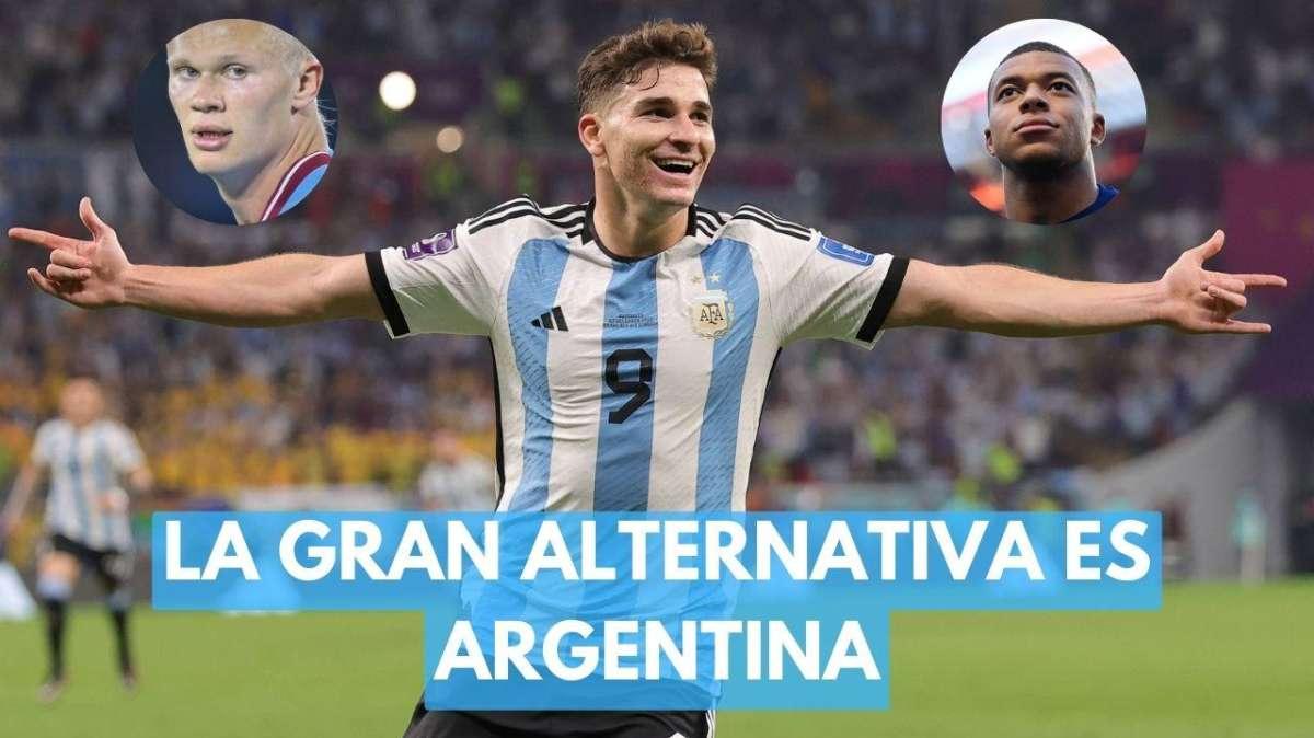 Julián Álvarez: la gran alternativa a Haaland y a Kylian Mbappé