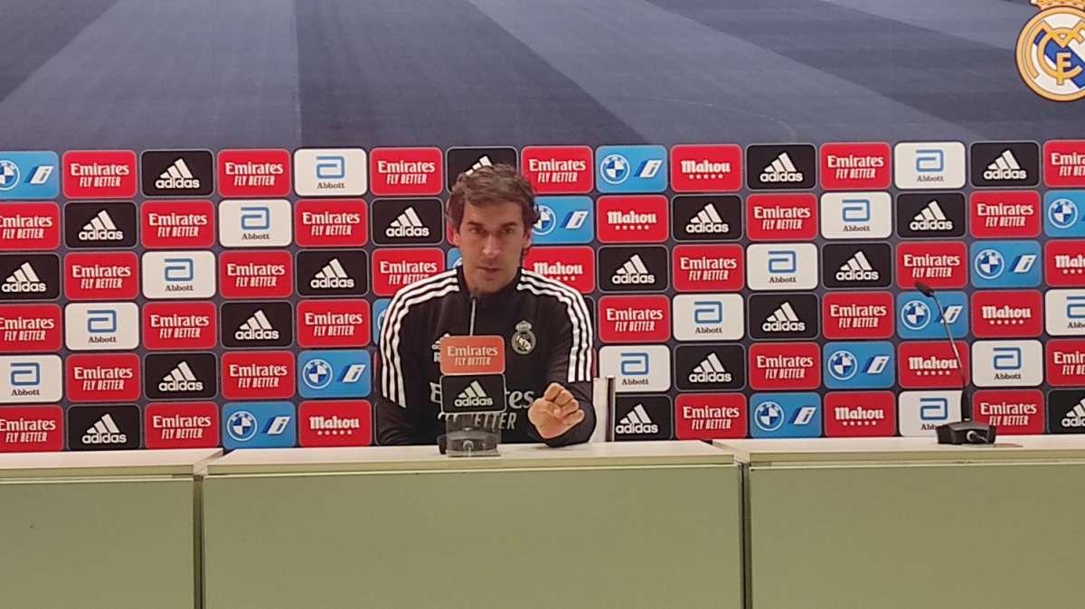Raúl González, en rueda de prensa: "Hemos hecho méritos para conseguir los tres puntos"