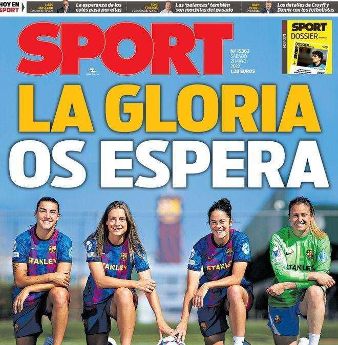 PORTADA | Sport: "La gloria os espera"