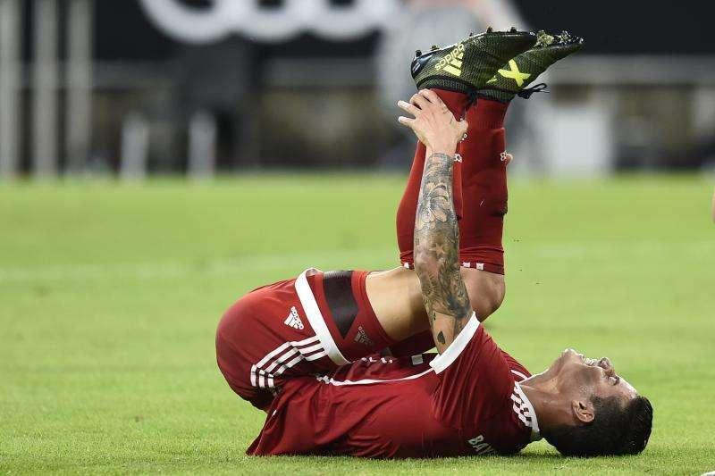 Malas noticias para James: el colombiano estará lesionado entre 4 y 6 semanas