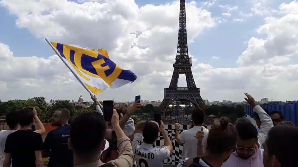 Las mejores imágenes de los aficionados del Real Madrid en París 