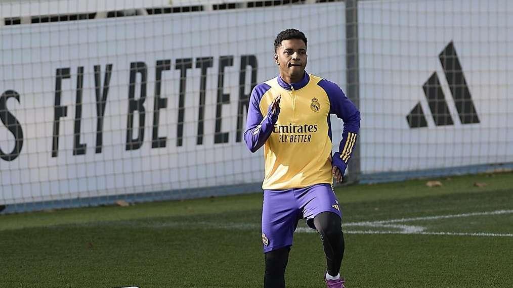 Novedades en el entrenamiento del Real Madrid: Rodrygo, protagonista