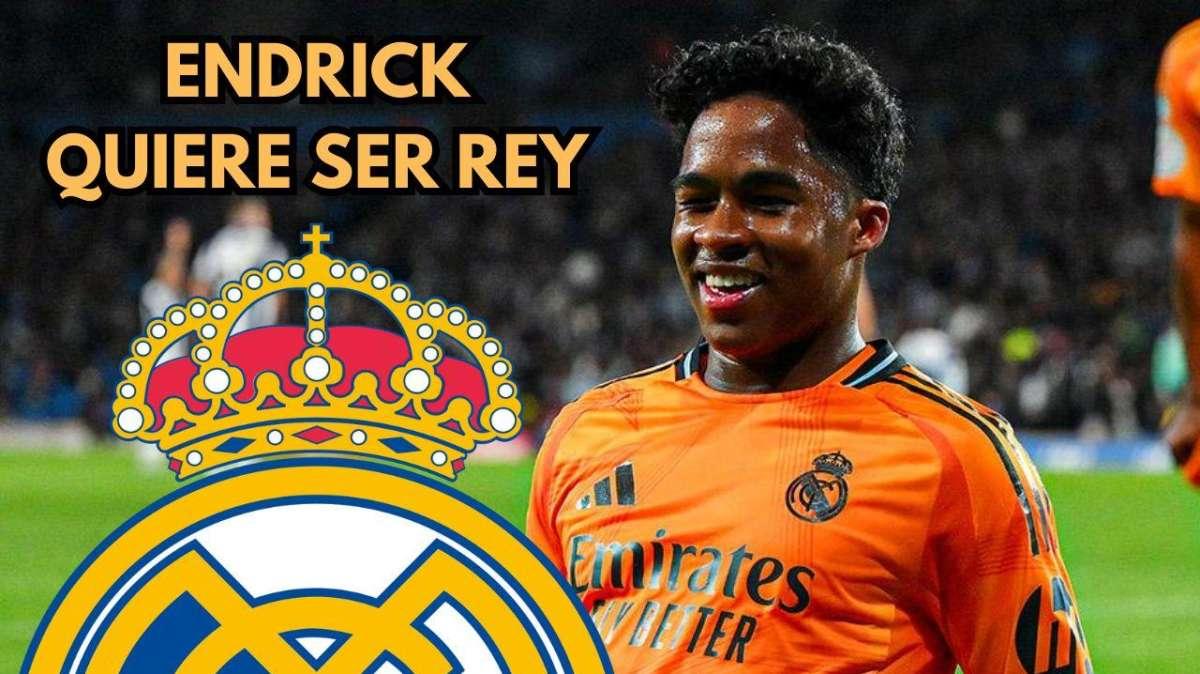 Endrick tira la puerta y manda un mensaje a Ancelotti: quiere reinar en el Real Madrid