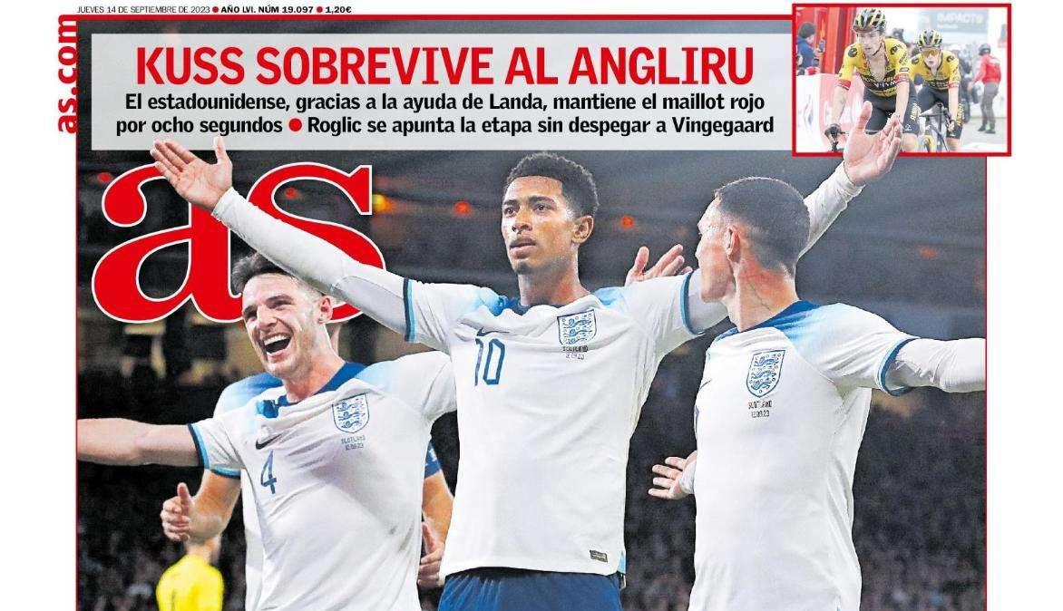 PORTADA | AS: "Bellingham superstar"