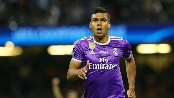 Casemiro Goleador: el brasileño se disfraza de '9' en 2017