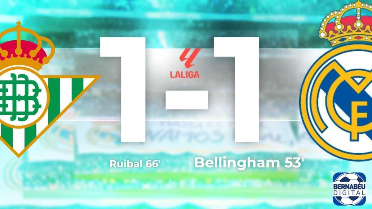 Real Betis 1-1 Real Madrid, en directo | La polémica del Villamarín, habla Ancelotti...