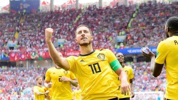 Victoria de la Bélgica de Courtois y Hazard con asistencia del '7' blanco