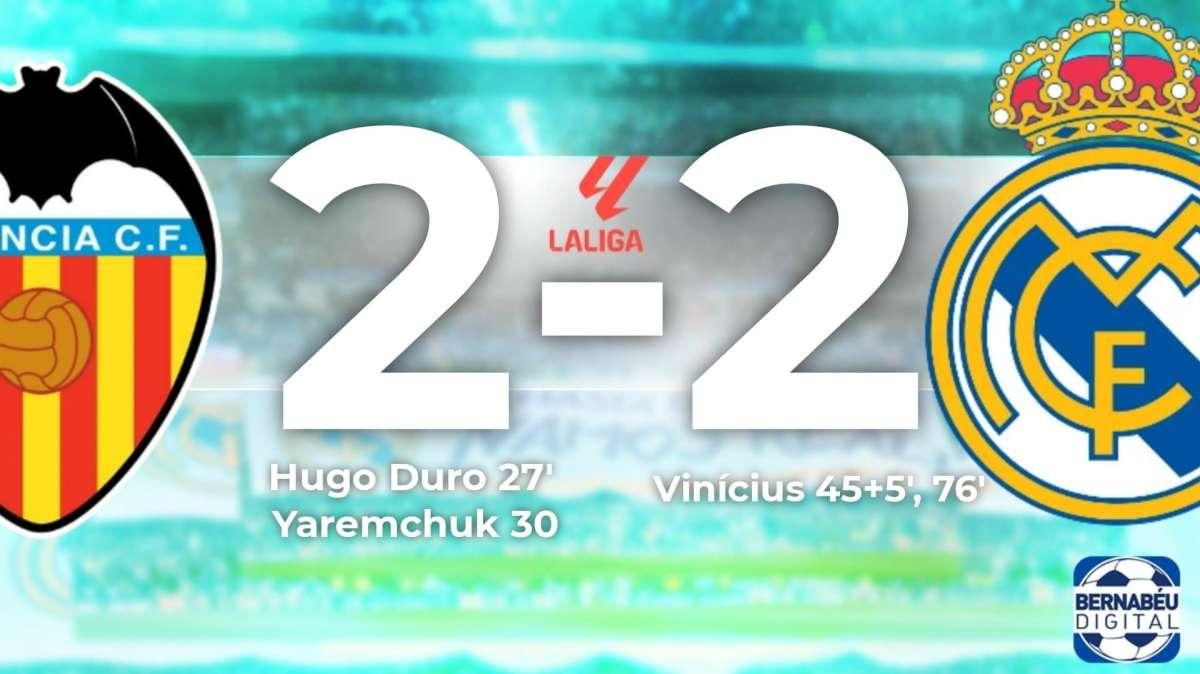 Valencia 2-2 Real Madrid, en directo | ¡Sigue aquí el pospartido!
