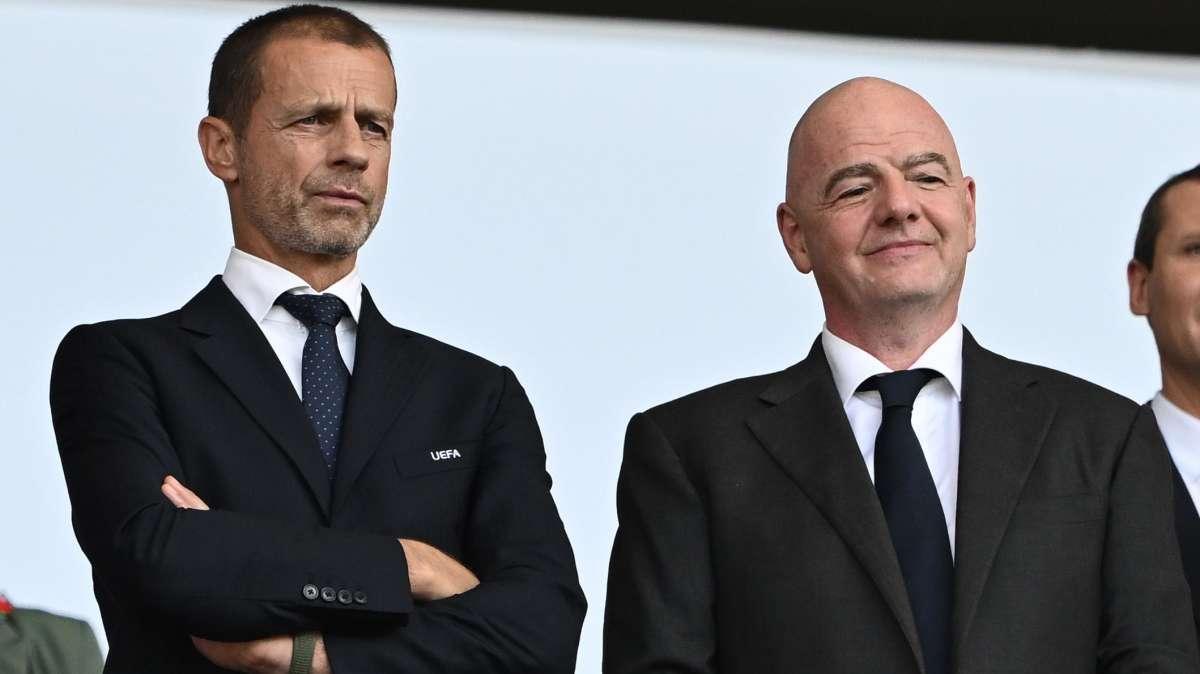 Infantino se rinde a la gestión de Florentino: "El fútbol gana cuando estamos unidos"