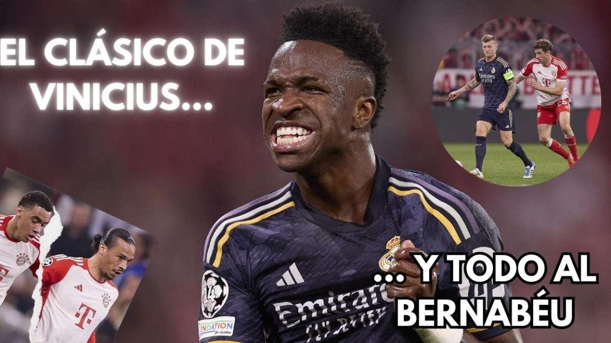 Vinicius calla a sus 'haters' con un doblete en el Allianz Arena: el Bernabéu espera al Bayern