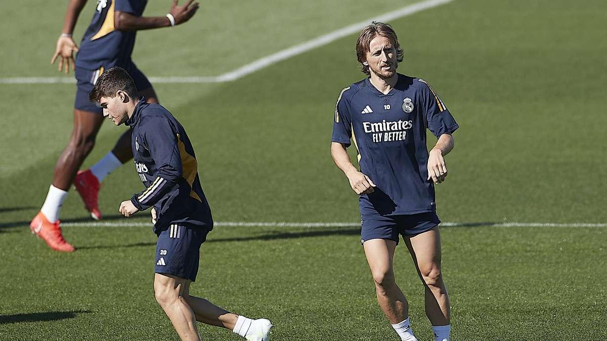 Modric no es el único en perderse el entrenamiento del Real Madrid