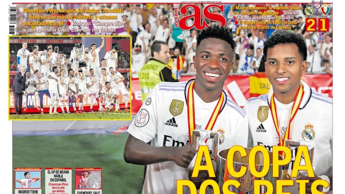 PORTADA | AS: "A copa dos reis"