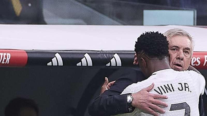 Ancelotti lanza un aviso a Guardiola sobre Vinicius 