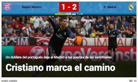 Marca: "Cristiano marca el camino"