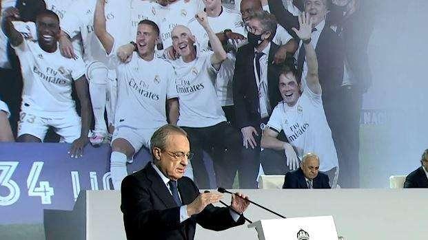 Florentino Pérez irá este lunes a El Chiringuito para hablar de la Superliga