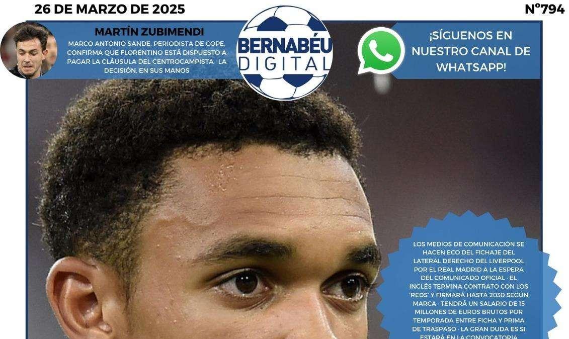 Alexander-Arnold, el gran protagonista en la portada