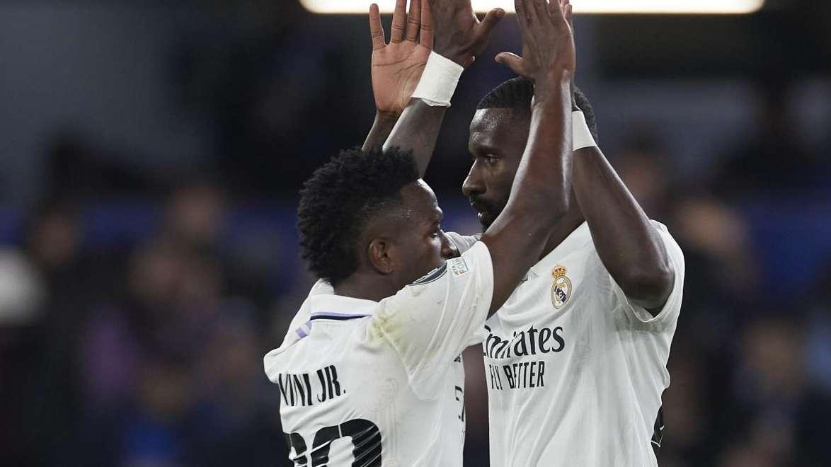 Rüdiger defiende a Vinicius: "Cuando son racistas con él, automáticamente lo son conmigo"