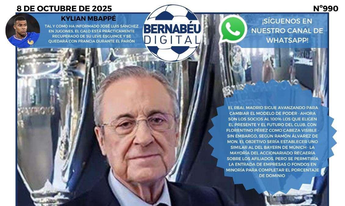 La revolución que se avecina en el Real Madrid, en la portada BD