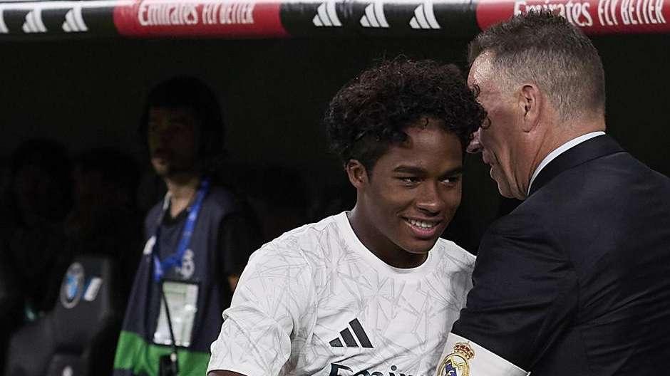 Endrick se queda el último en los planes de Ancelotti