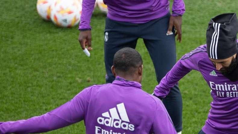 Informe del entrenamiento: Benzema y Alaba se ejercitan al margen
