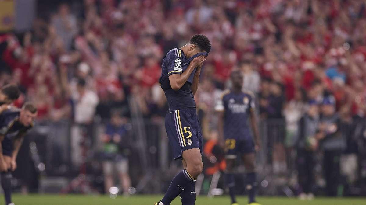 Bayern - Real Madrid: la acumulación de minutos pasa factura a Bellingham